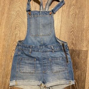 Madewell Denim Short Overalls Size XS